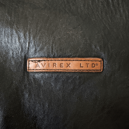 Avirex 'Visibility Perfect' 1988 A2 Leather Flight Jacket - S /M | S / M, Red