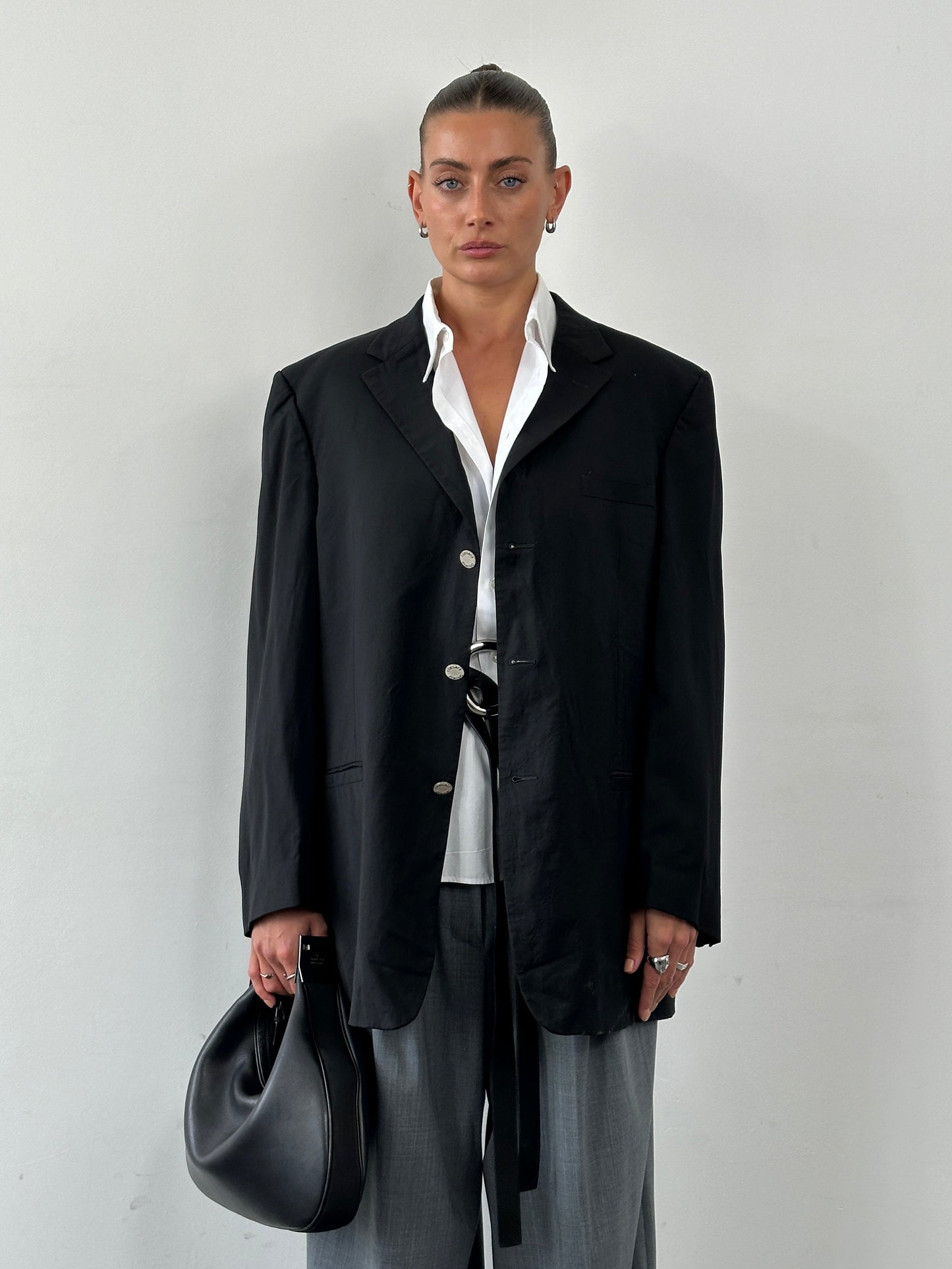 Versace Classic Bespoke Button Pure Wool Single Breasted Blazer - 46R/XL