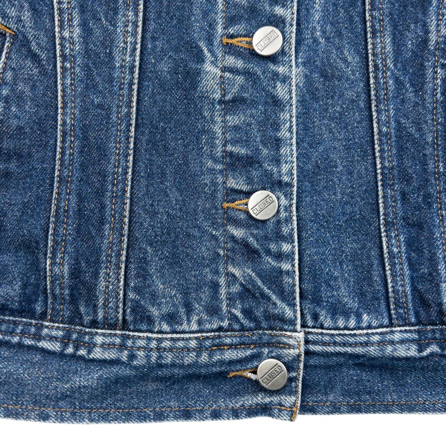 Vintage 80s Marithe + Francois Girbaud CLOSED Denim Jacket Womens Size S | Small, Blue