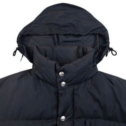 Vintage 90s Armani Jeans Zip Up Puffer Jacket Size XL | XL, Black