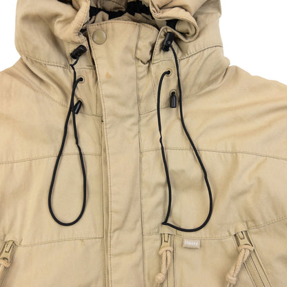 Vintage 2000s Stussy Multi Zip Up Jacket Size L | Large, Beige