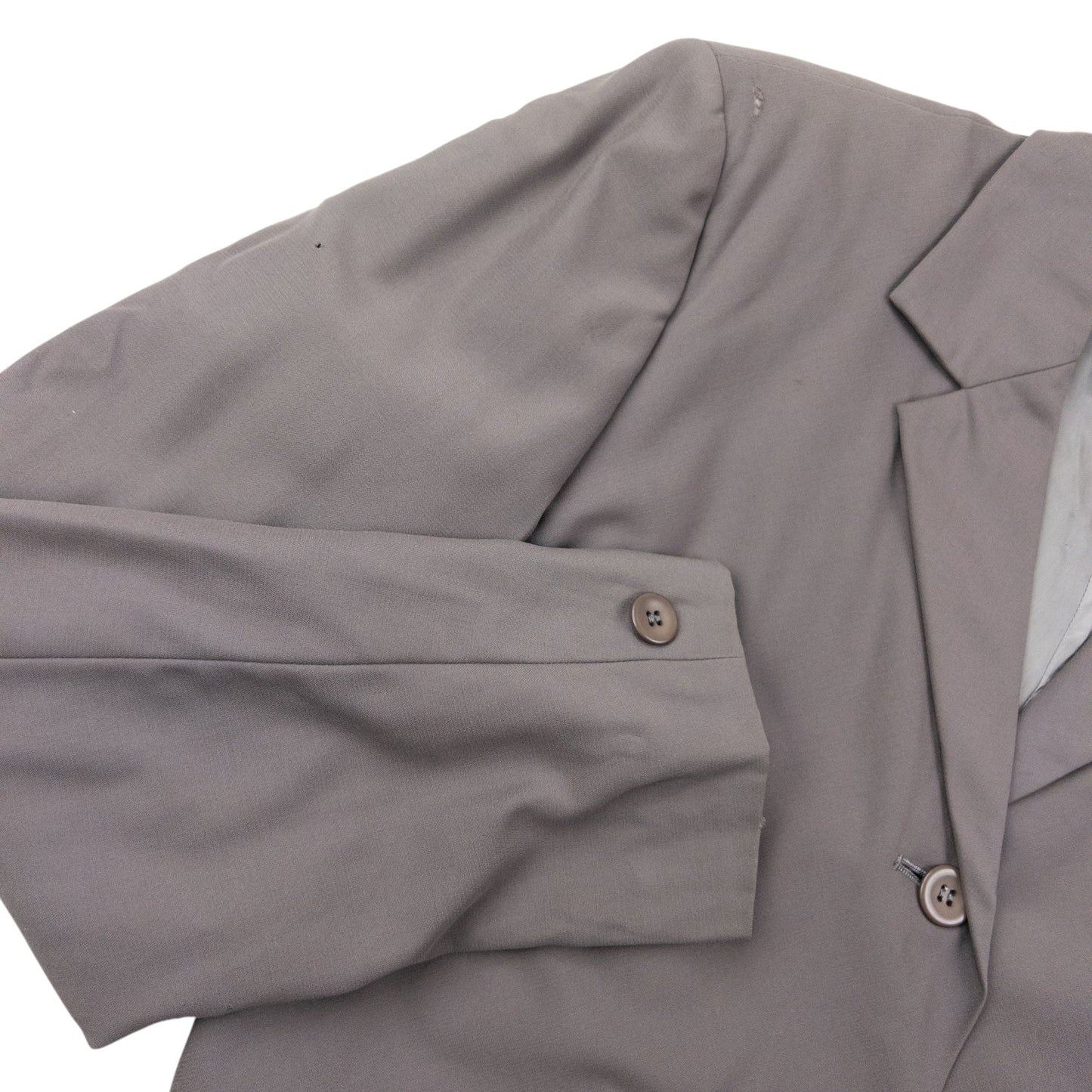Vintage 90s Issey Miyake PERMANENTE Tapered Blazer Jacket Womens Size L | Large, Grey