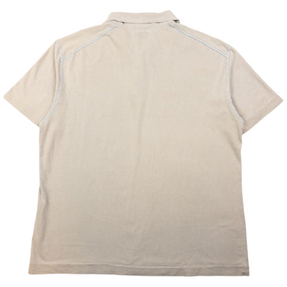 Vintage CP Company Q Zip Polo Shirt Size S