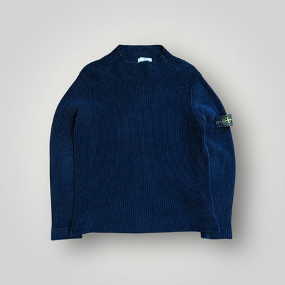 Stone Island AW/17 Chenille Ribbed Mock Neck Jumper M