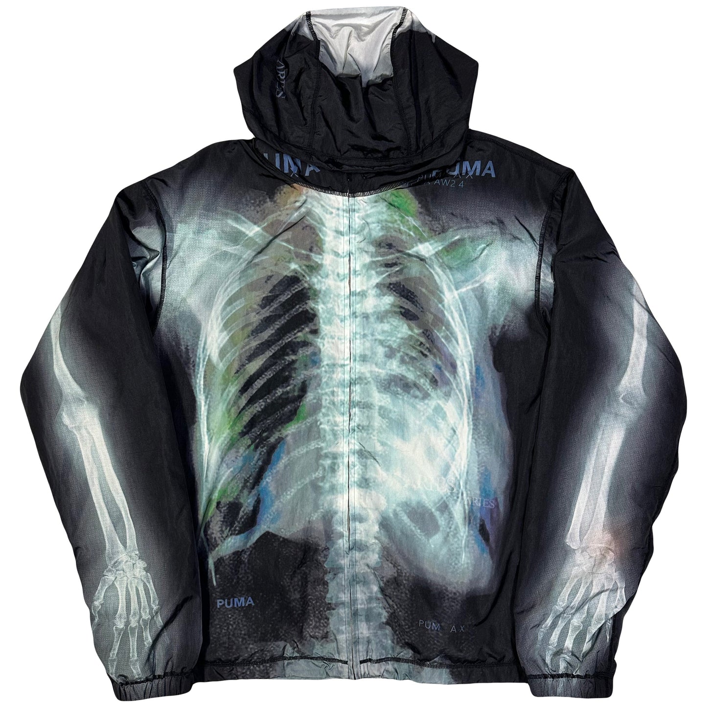 Puma X Aries X-Ray Skeleton Jacket In Black ( M )