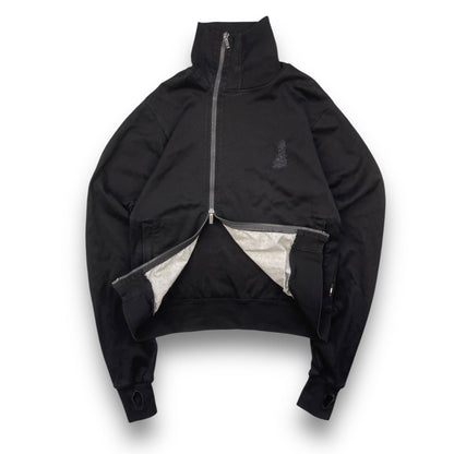 Maharishi Off Centre Zip Jumper (S) | Default Title, Black