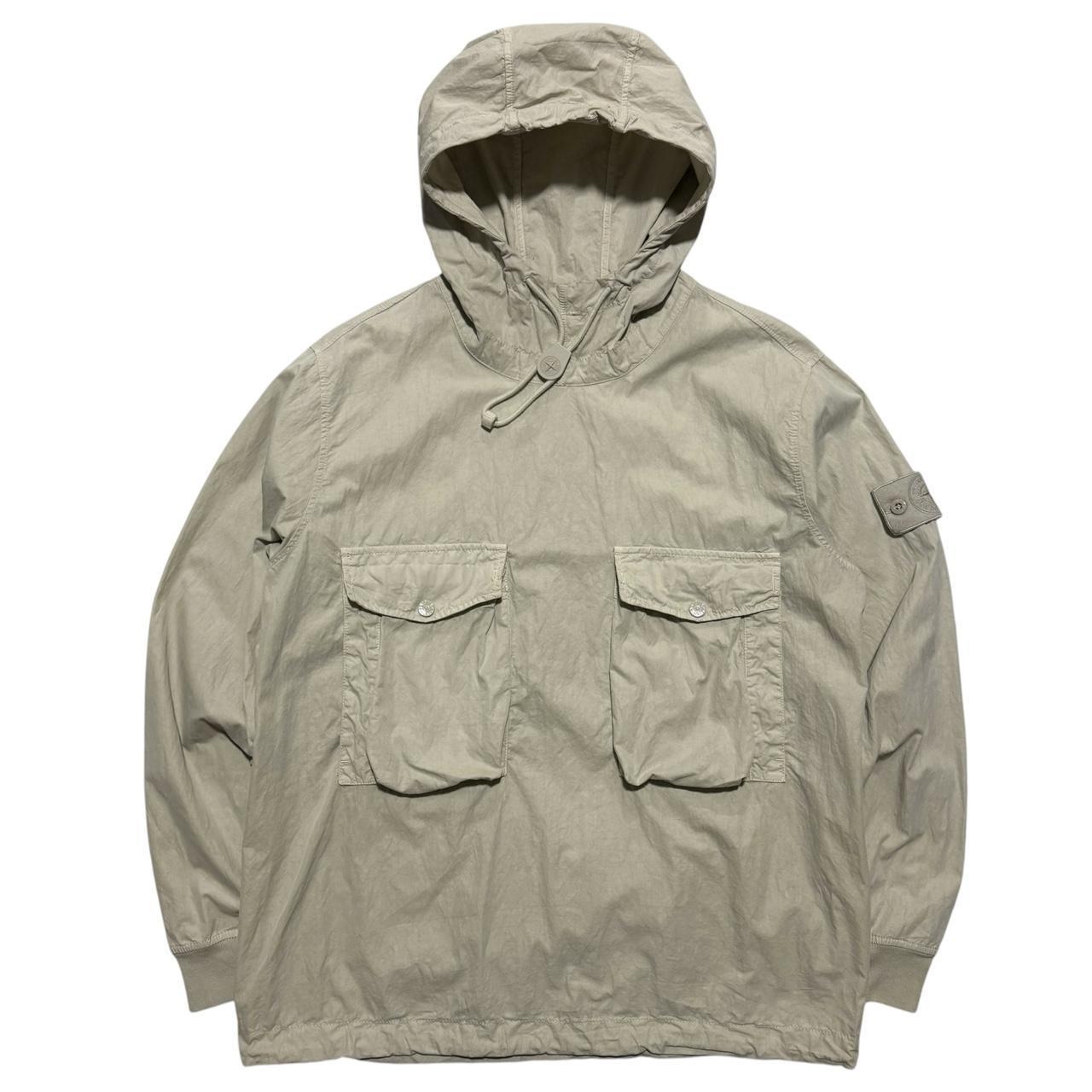 Stone Island Pullover Ghost Smock Jacket | Medium, Beige