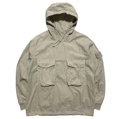 Stone Island Pullover Ghost Smock Jacket | Medium, Beige