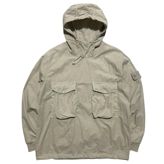 Stone Island Pullover Ghost Smock Jacket | Medium, Beige