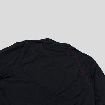 Prada Milano 2018 Red Tab Stash Pocket Piped T-shirt - L | Default Title, Multicoloured