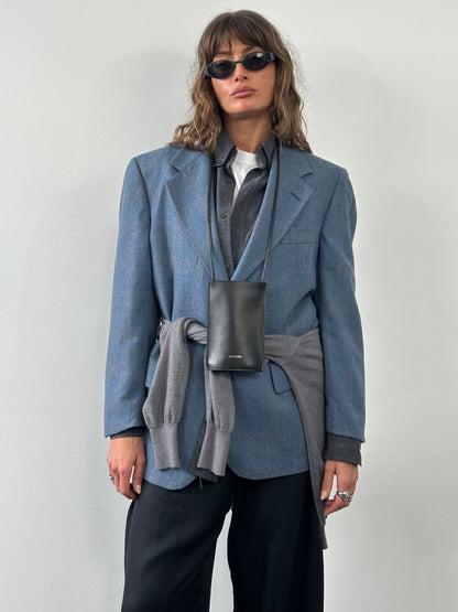 Christian Dior Paris 1980s Pure Wool Check Blazer - 40R/L