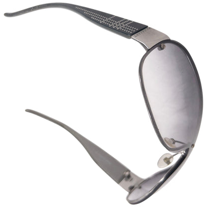 Vintage 2000s Burberry Nova Check Studded Sunglasses | O/S, Blue