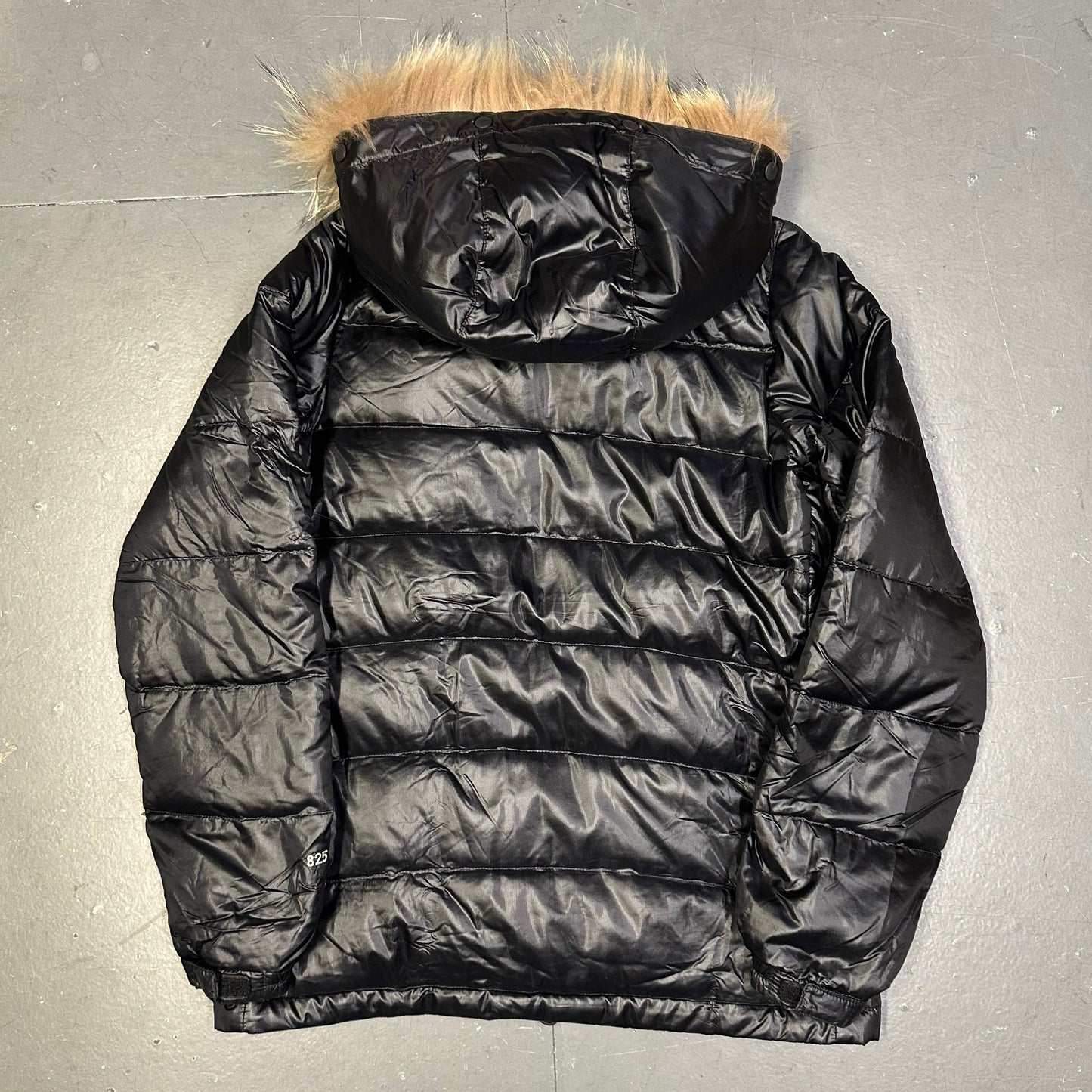 Marmot Fur Hood Puffer Jacket In Black ( L )