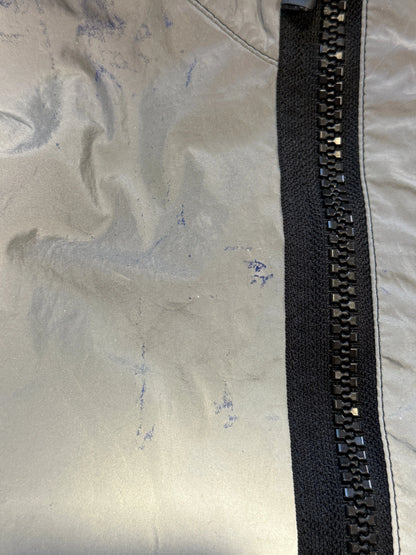 Stone Island SS/17 Black Garment Dyed Plated Reflective Mussola Gommata Jacket XXL