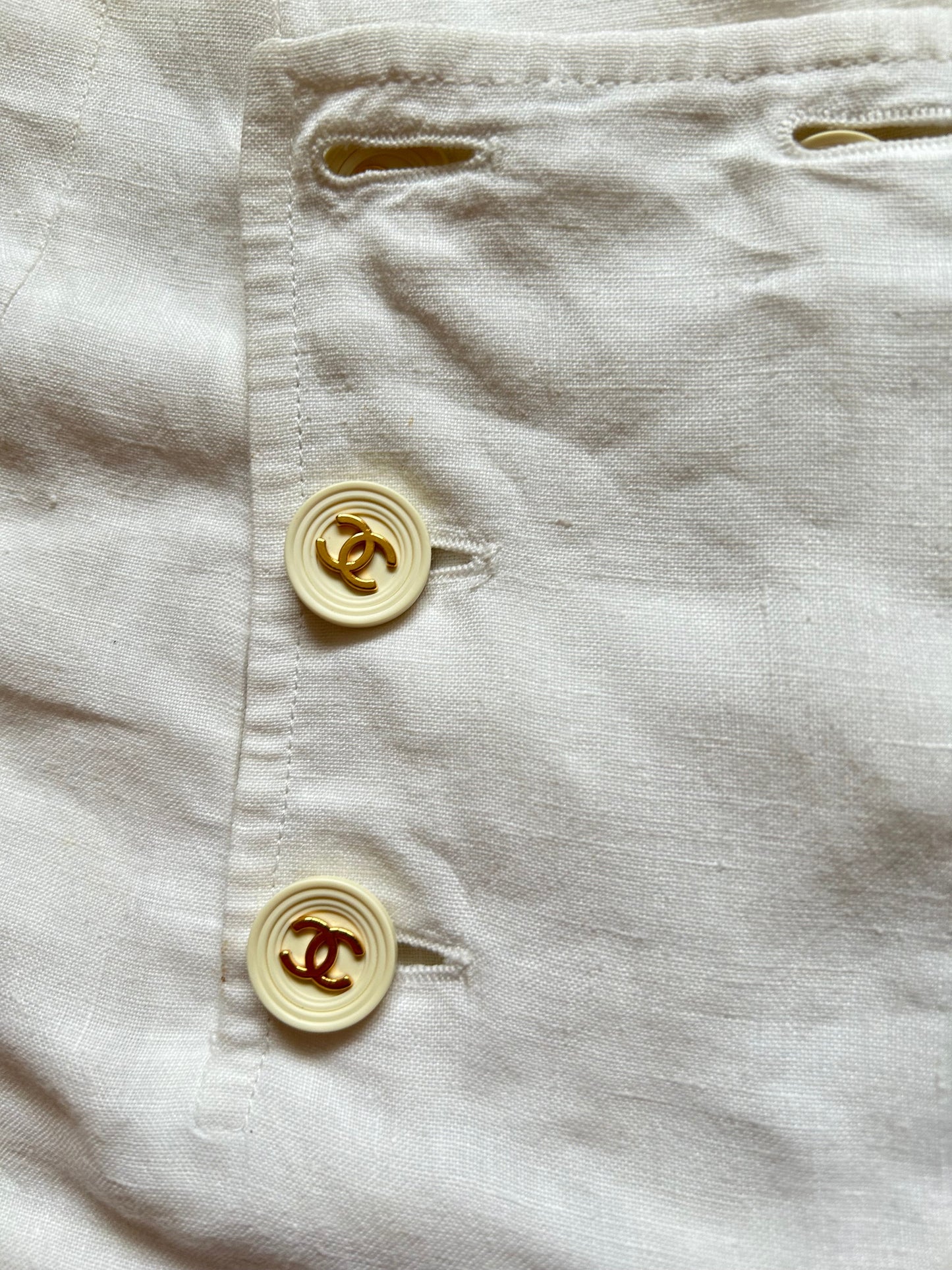 Chanel SS1994 Sailor Trousers | O/S, White
