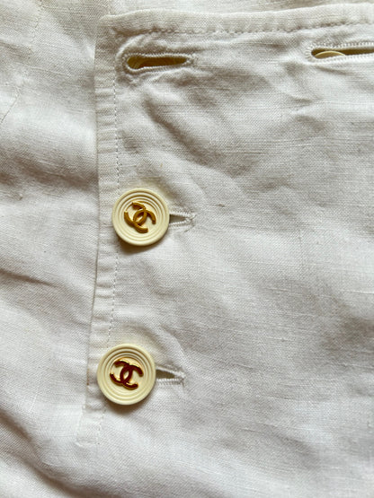Chanel SS1994 Sailor Trousers | O/S, White