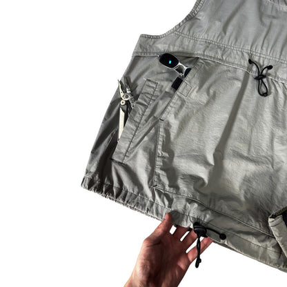 Next 00's Technical Vest Jacket M | Medium, Silver