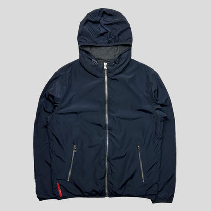 Prada Sport Reversible Nylon & Cotton Windbreaker Jacket - M/L