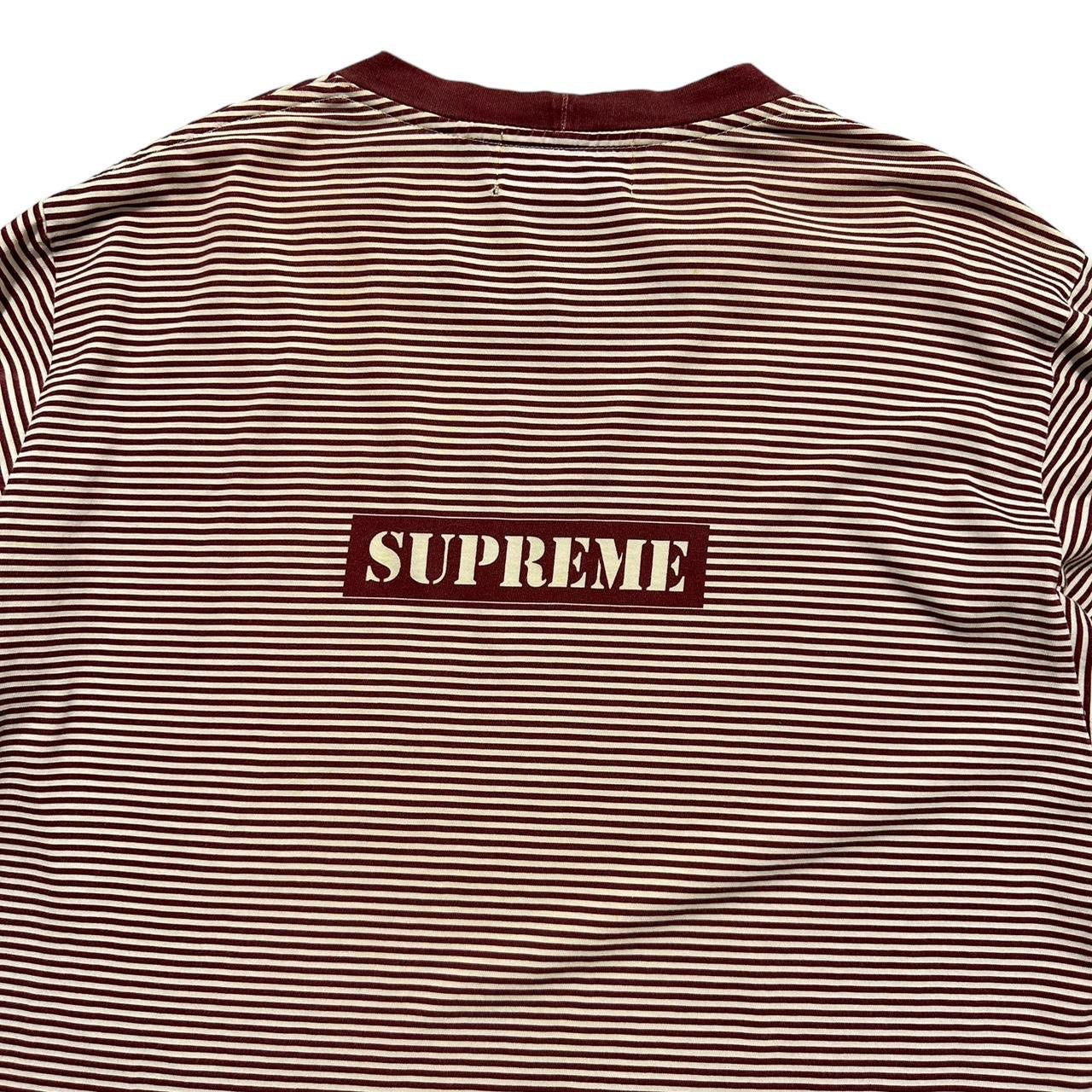 Stone Island Supreme Long Sleeve Striped Top