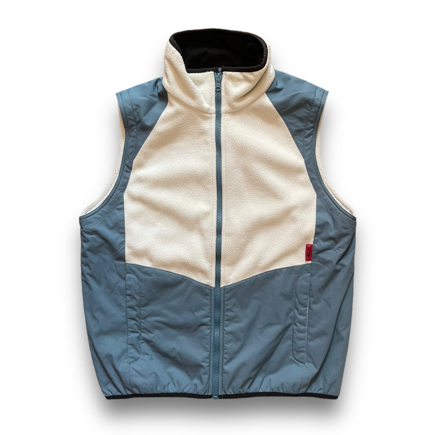 2000's Oakley Fleece/Nylon Panelled Gilet (M) | Default Title, Blue