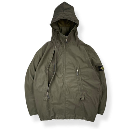 SS2000 Stone Island Nylam Dual Zip Jacket (XL) | Default Title, Olive