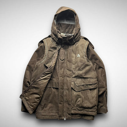 Nike ACG Storm-Fit 3-in-1 Corduroy Hooded Parka & Suede Vest (FA2006)