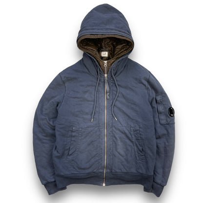 CP Company Dual Layer Hoodie (L) | Default Title, Brown