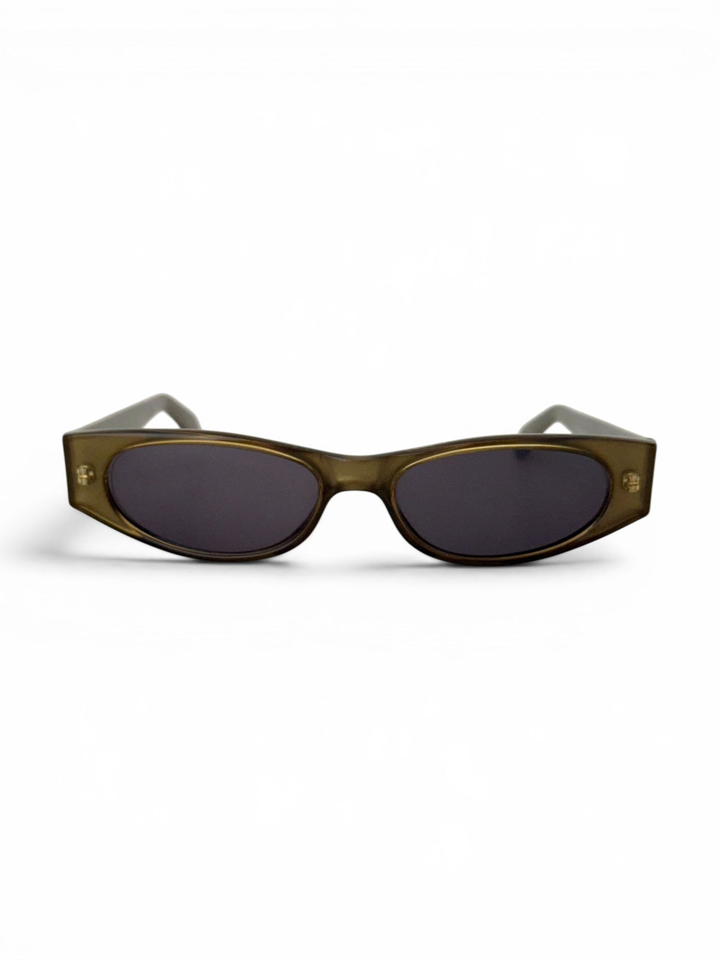 2000s Gucci Green Framed Sunglasses | O/S, Multicoloured