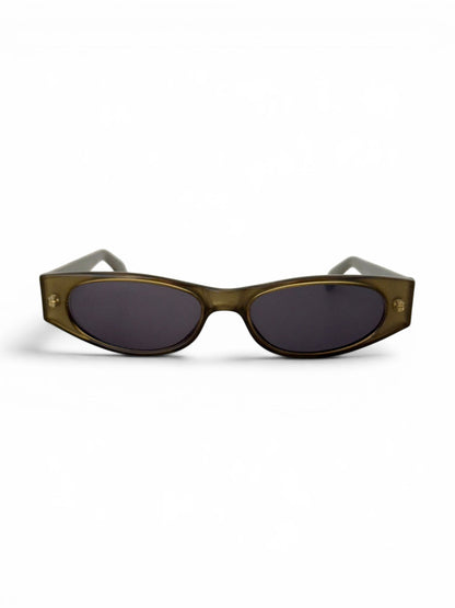 2000s Gucci Green Framed Sunglasses | O/S, Multicoloured