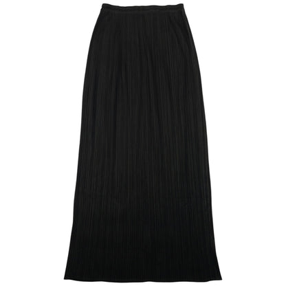 Vintage 90s Pleats Please By Issey Miyake Pleated Skirt Womens One Size | O/S, Black