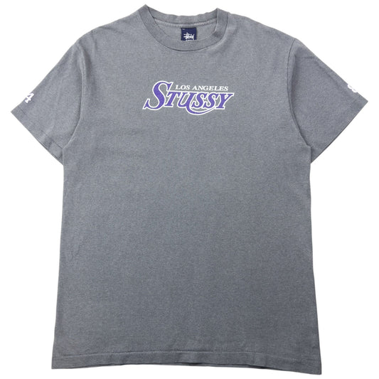 Vintage Stussy LA Lakers Logo Graphic T Shirt Size M