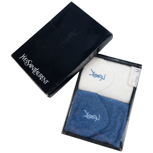Vintage YSL Yves Saint Laurent Hand Towel Set