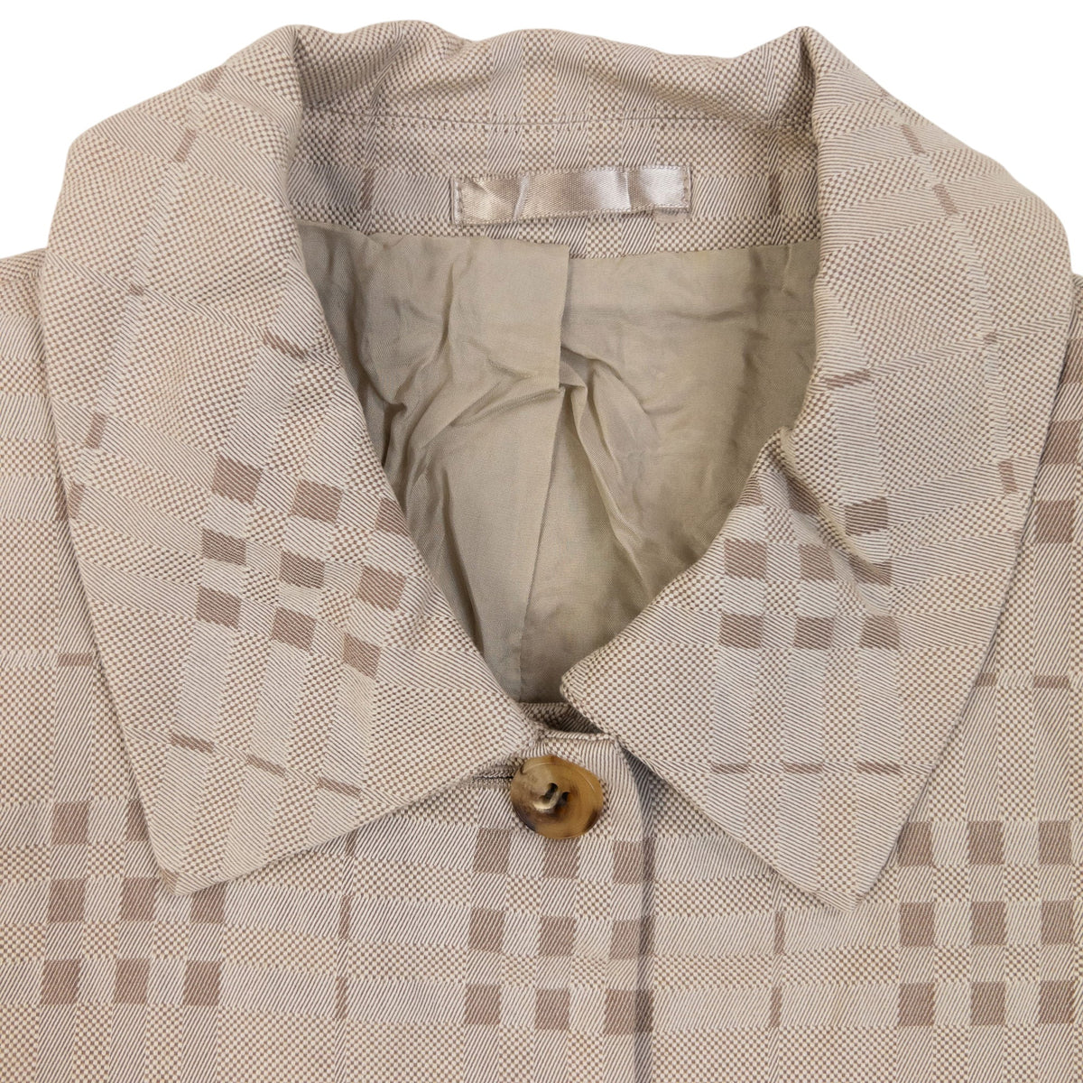 Vintage 2000s Burberry Nova Check Button Up Jacket Womens Size S | Small, Beige