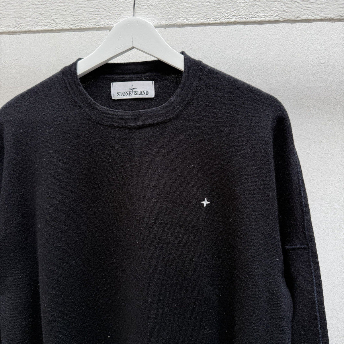 Stone Island Compass Knit Jumper (M) | Medium, Black