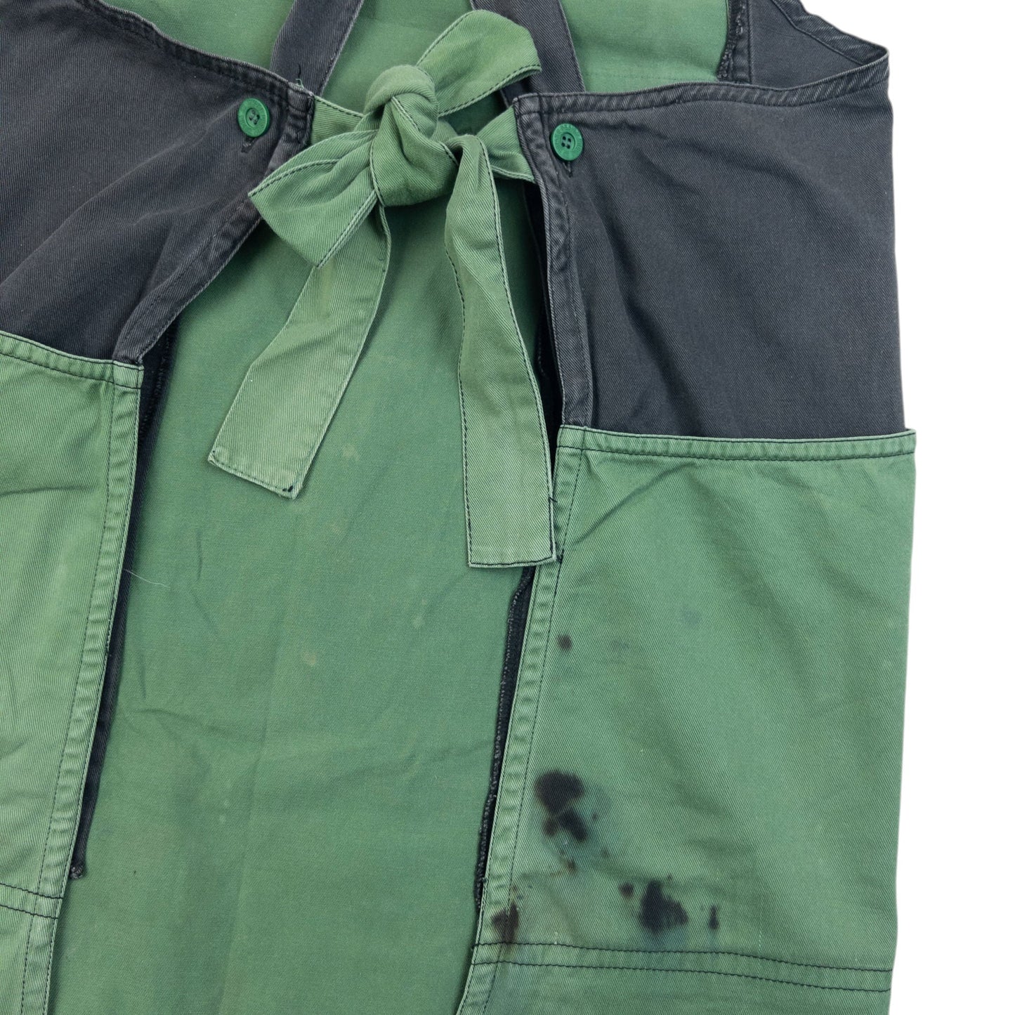 Vintage 90s Issey Miyake Tie Back Apron | O/S, Green