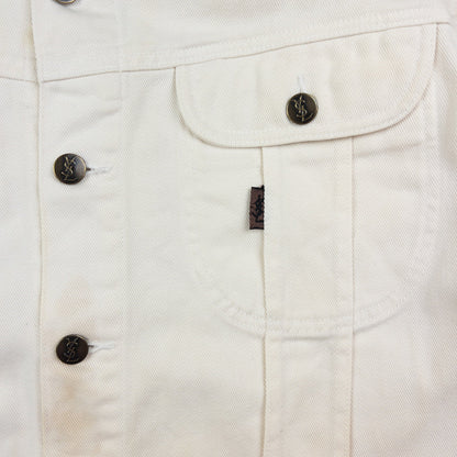 Vintage YSL Yves Saint Laurent Button Up Denim Jacket Size S