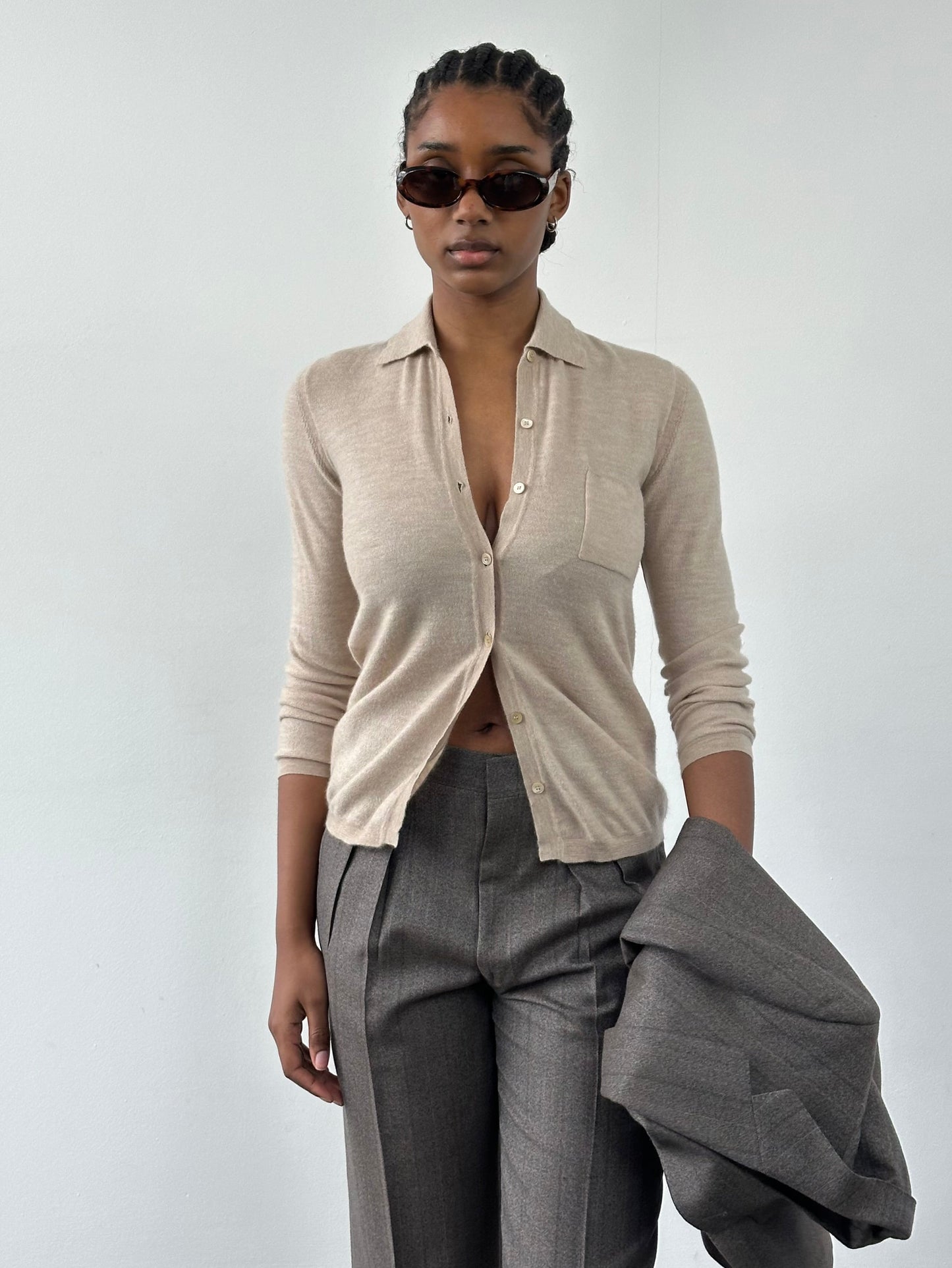 Burberry Prorsum AW2014 Pure Wool Cardigan - S