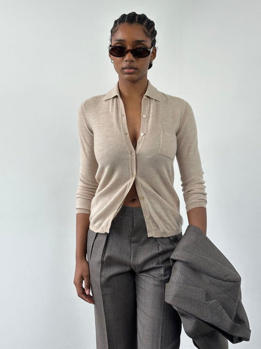 Burberry Prorsum AW2014 Pure Wool Cardigan - S