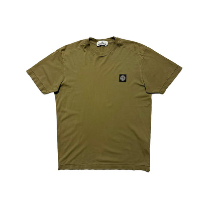 Stone Island Short Sleeved Patch Logo T Shirt