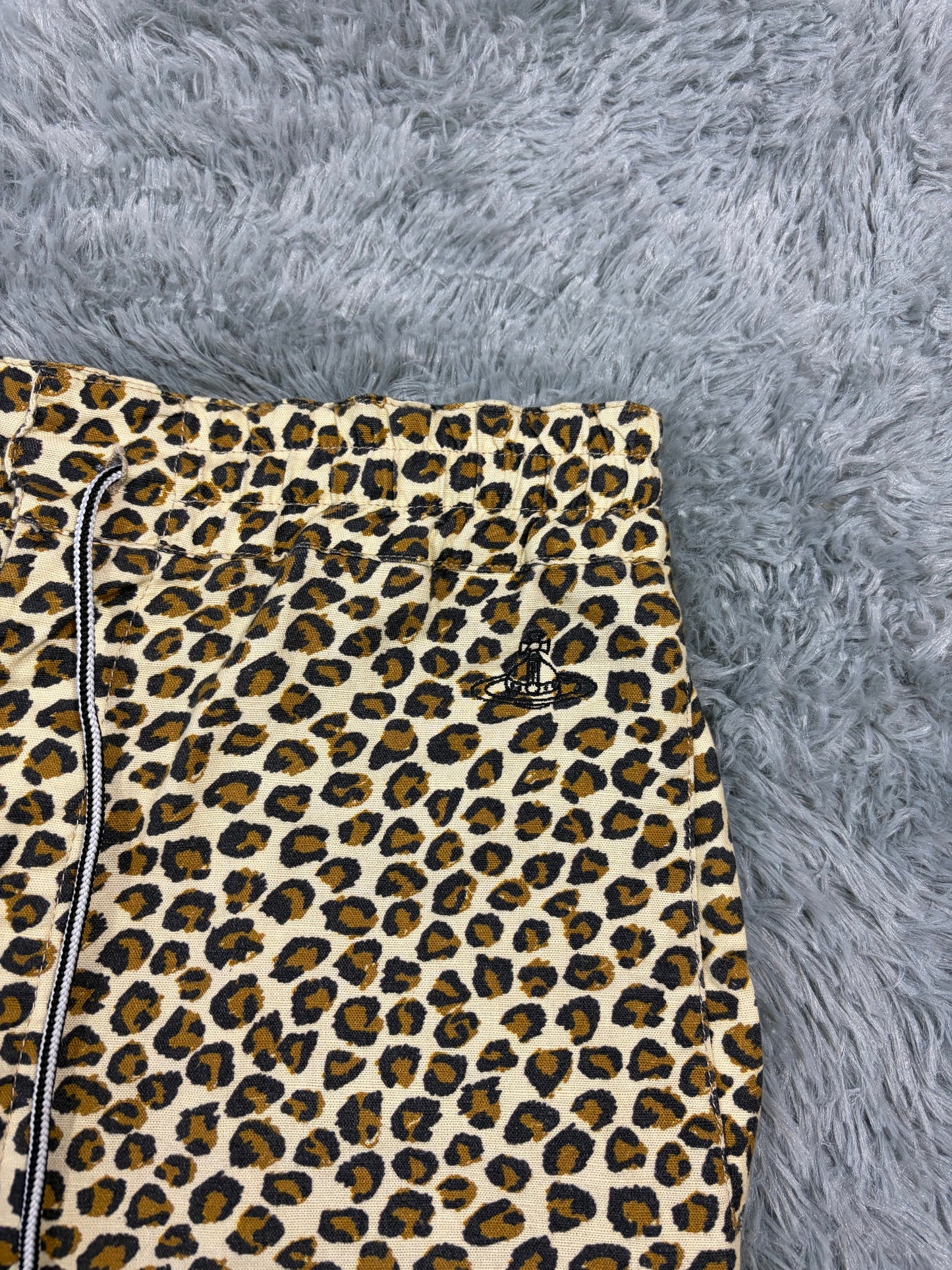 Vivienne Westwood 00’s Anglomania Leopard Print Baggy Shorts - M | O/S, Red
