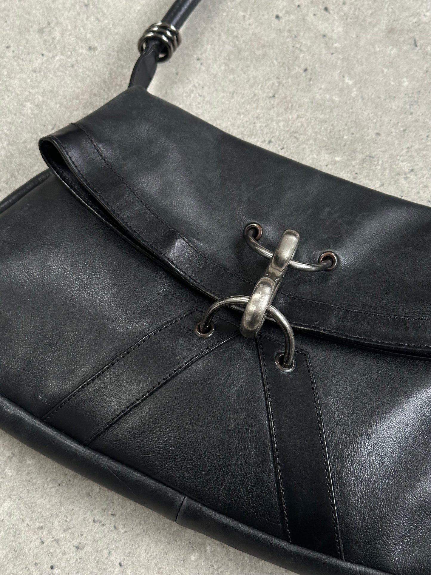 Emporio Armani 1990s Leather Shoulder Bag