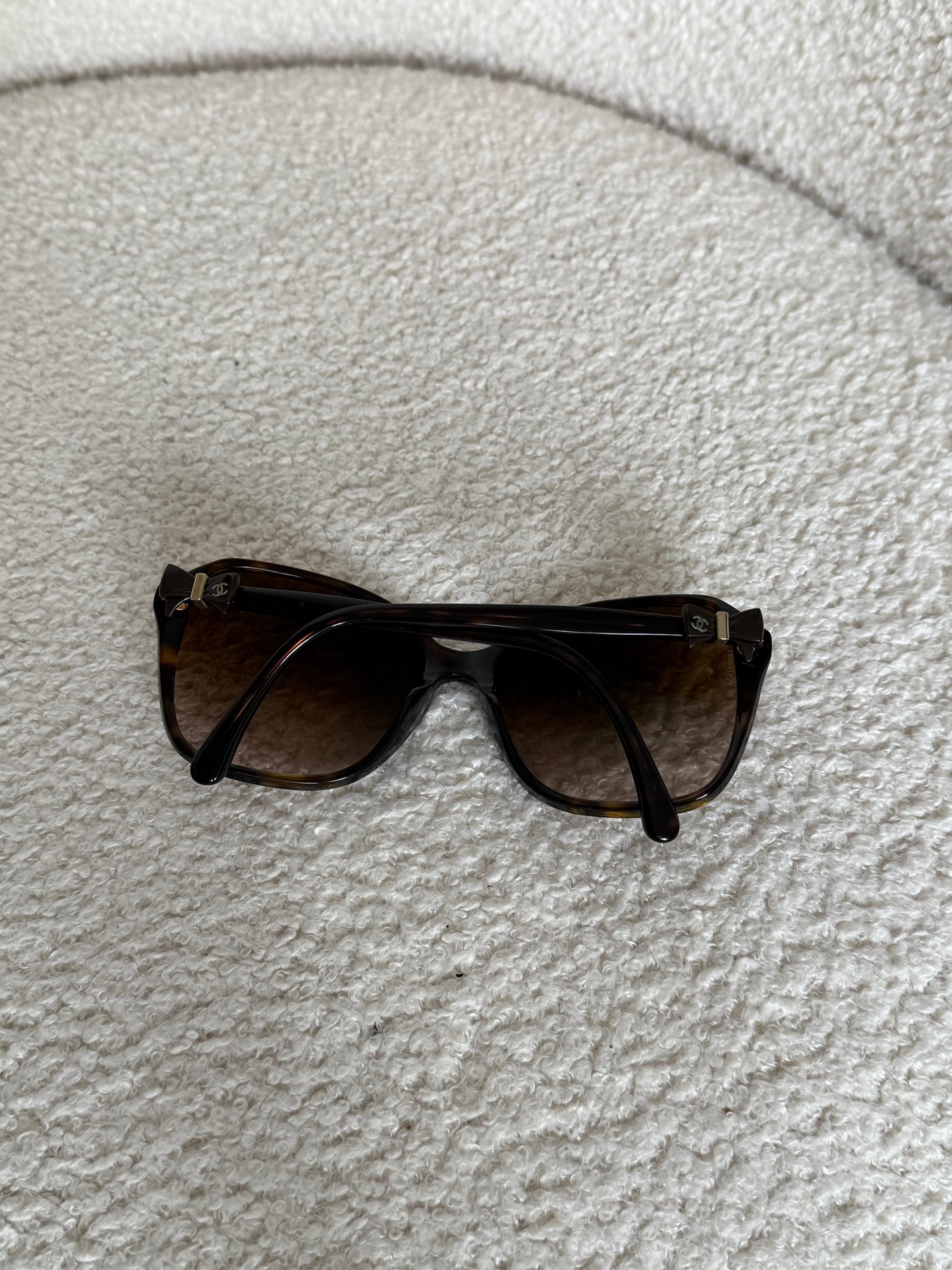 Vintage 2000s Chanel Oversized Sunglasses | O/S, Brown