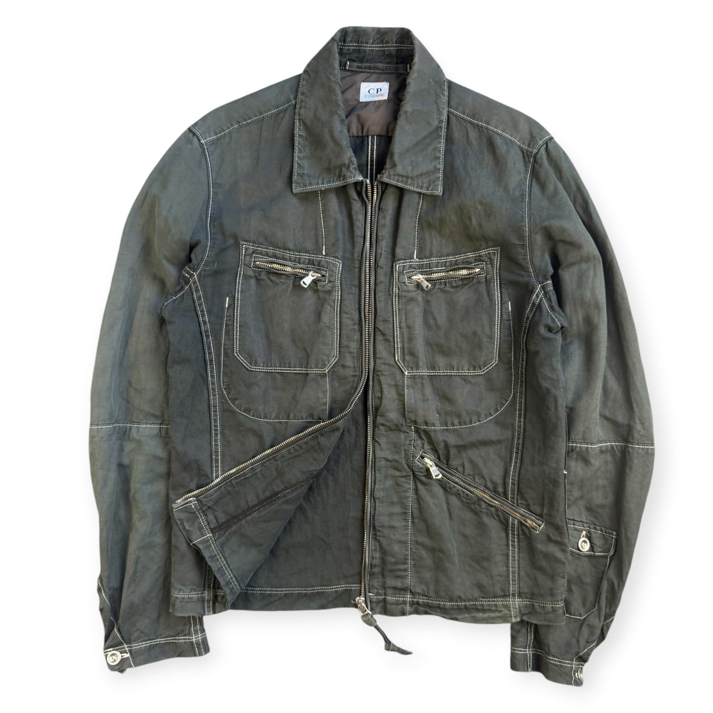 SS2007 CP Company Contrast Stitch Jacket (M) | Medium, Multicoloured