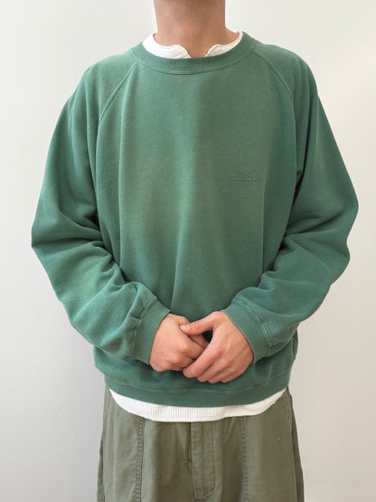 Armani Jeans 90s Crewneck Sweatshirt | X-Large, Green