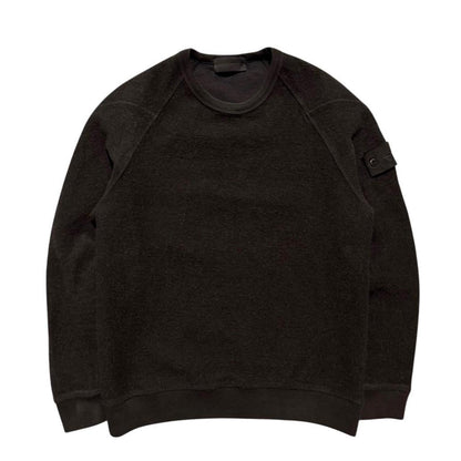 Stone Island Wool Brown Ghost Pullover Crewneck | Small, Brown