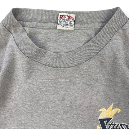 1993/96 Stussy Crown Logo Long Sleeve (L) | Default Title, Multicoloured