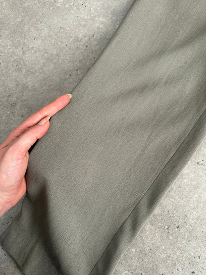 Giorgio Armani High Waisted Tapered Leg Trousers - W24