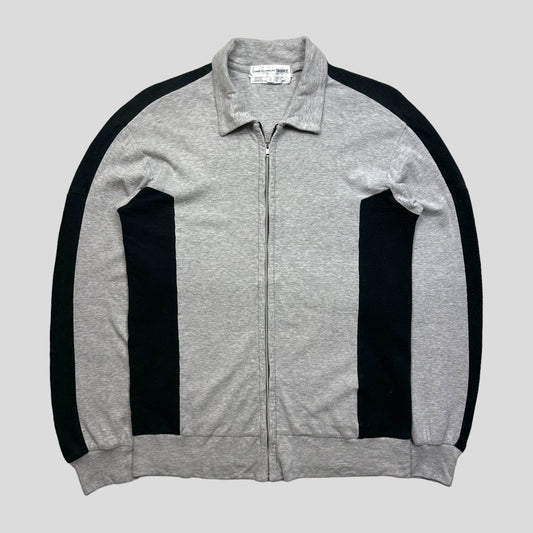 CDG SHIRT 00’s Panelled Cotton Track Jacket - S