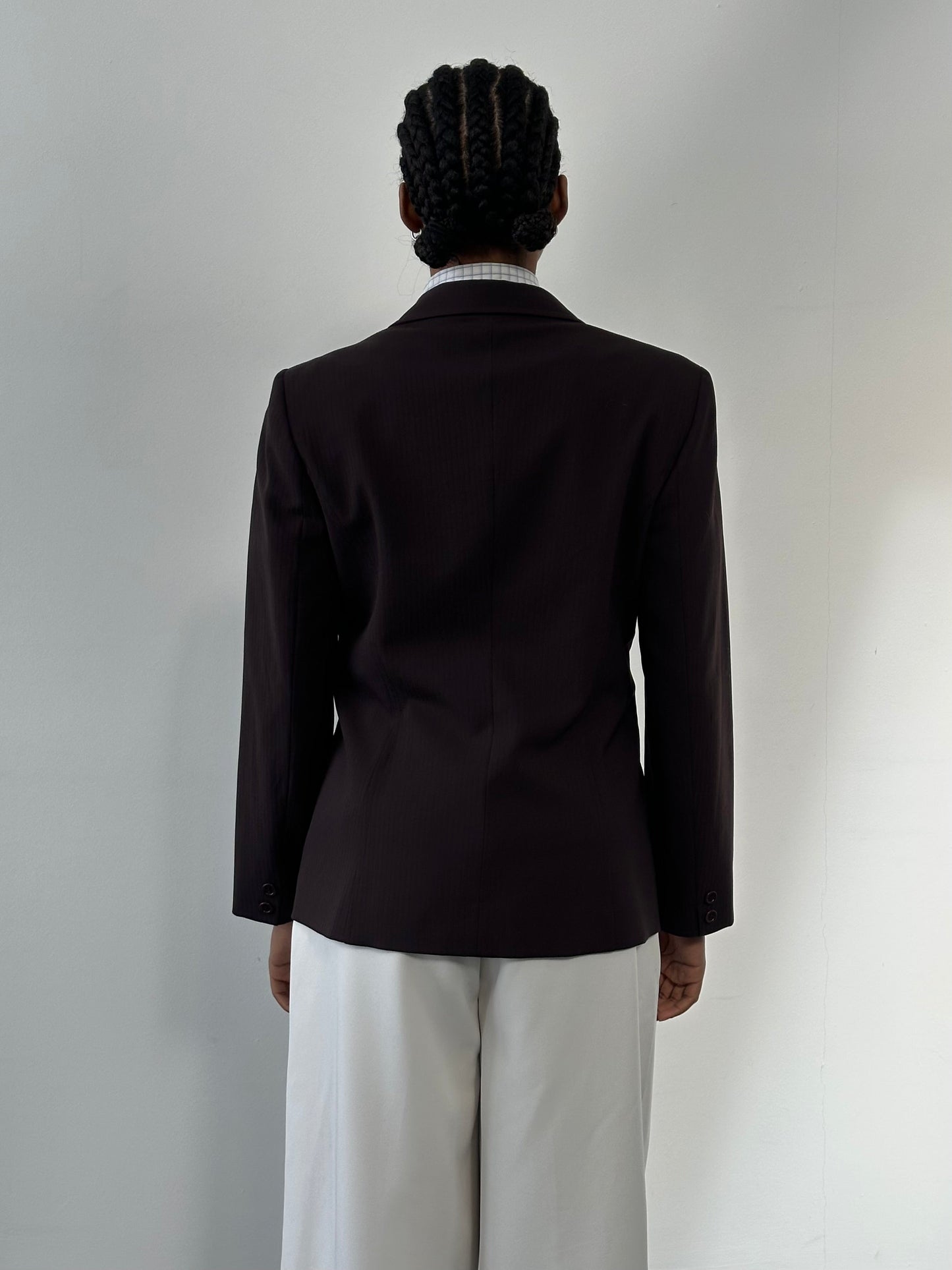 Marella 2000s Wool Single Breasted Blazer - S