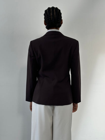 Marella 2000s Wool Single Breasted Blazer - S